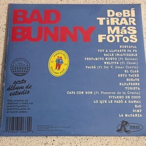 Bad Bunny Blue Album Cover
